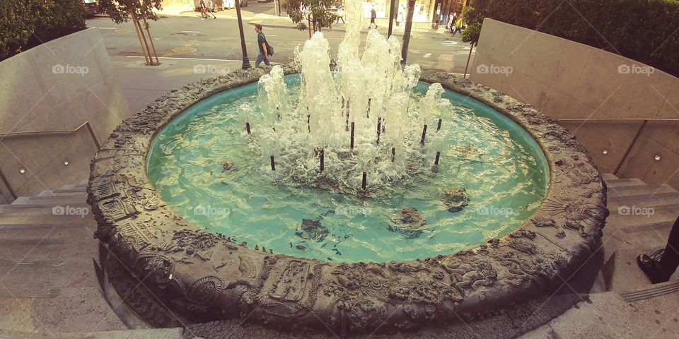 Hyatt's water fountain