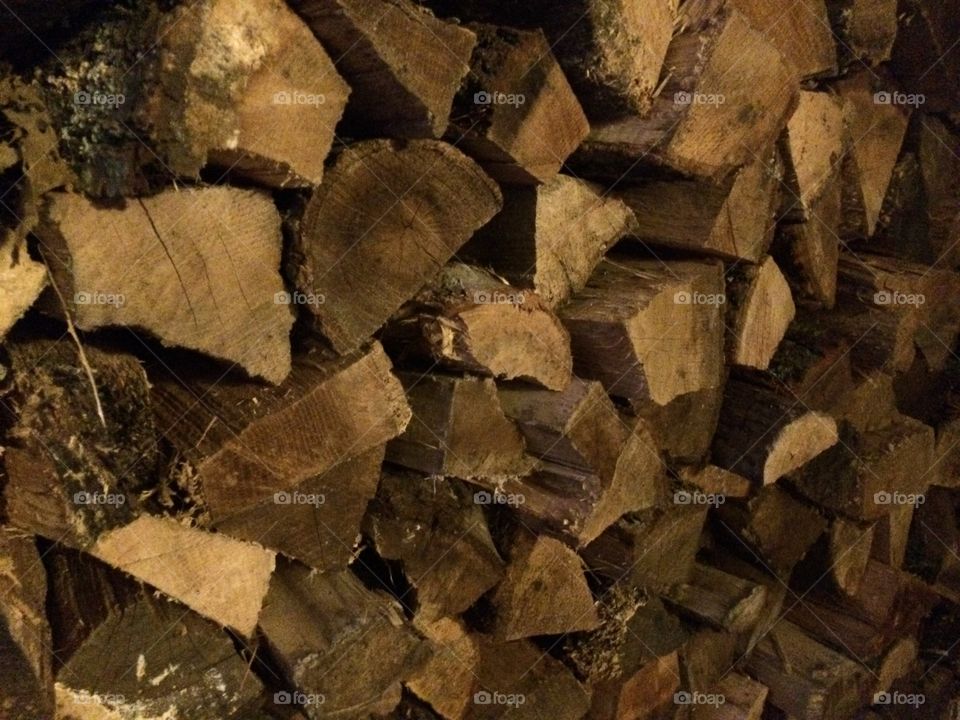 Wood pile