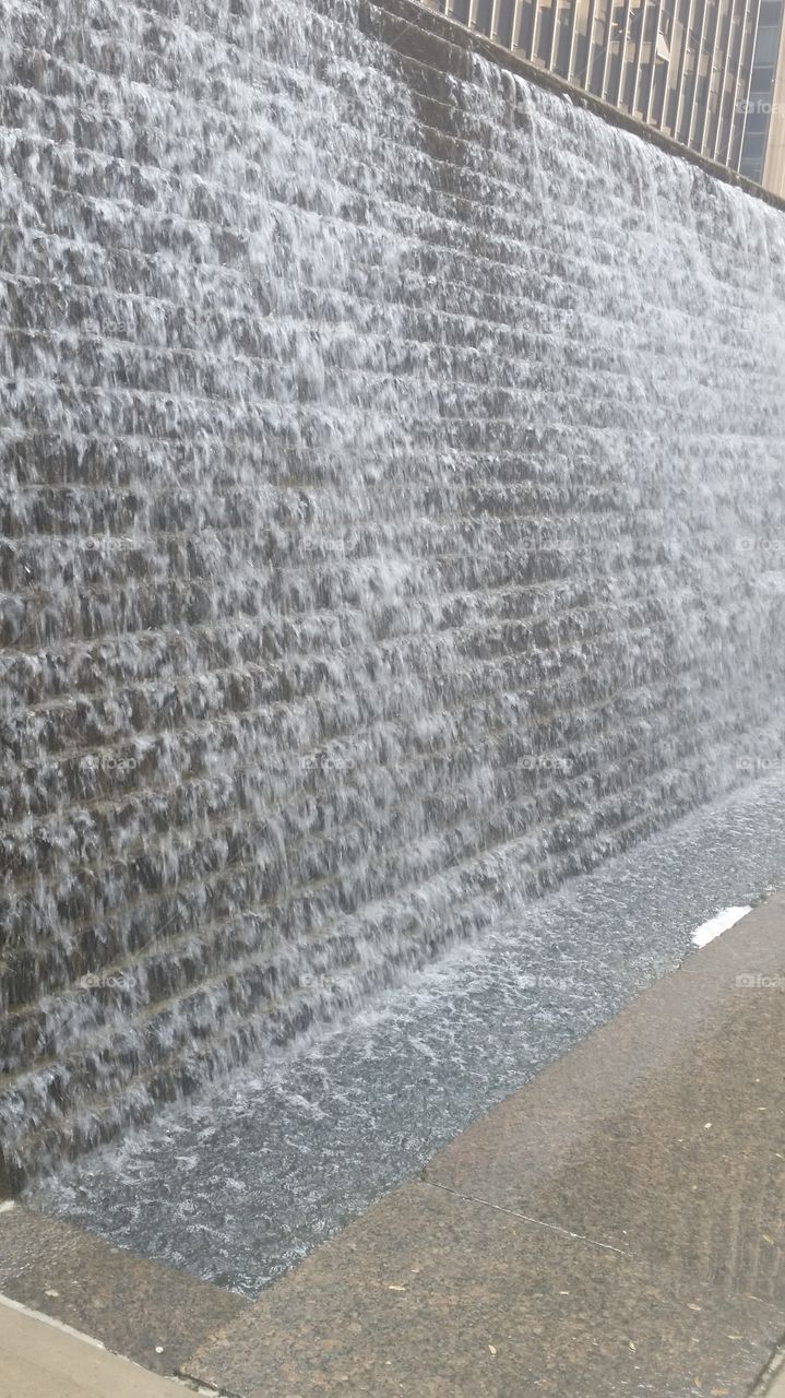 man-made waterfall