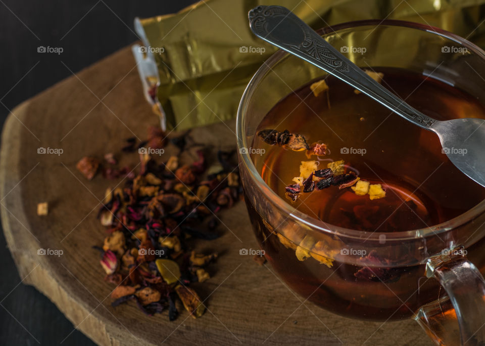 evening fruit tea