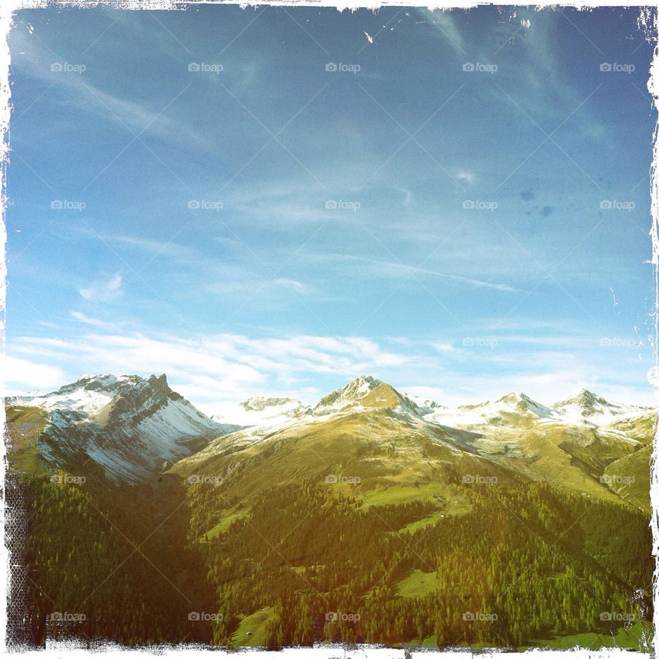 snow light mountain sun by nivoa