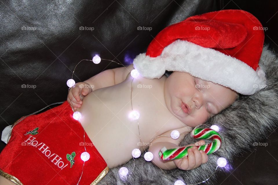 Candy Cane Come. Aw! This cute boy wrapped in lights and sleeping with the most gorgeous lips you ever saw! 
