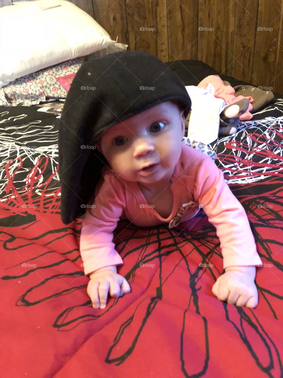 Wearing hats at 4 months