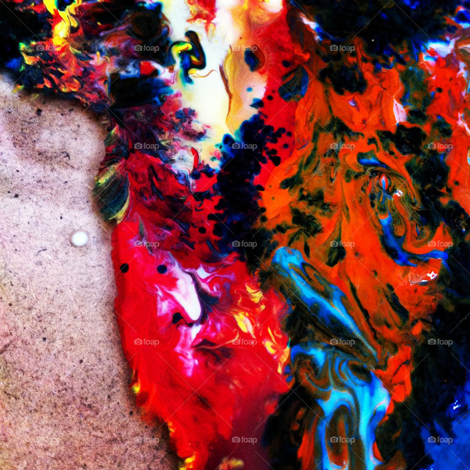 yellow blue red white by rosiecoop