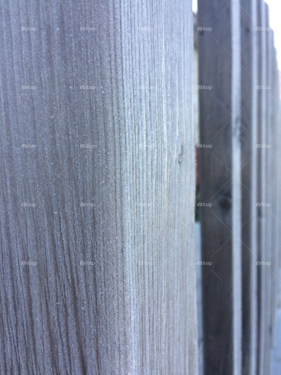 Frosty railing of a deck 