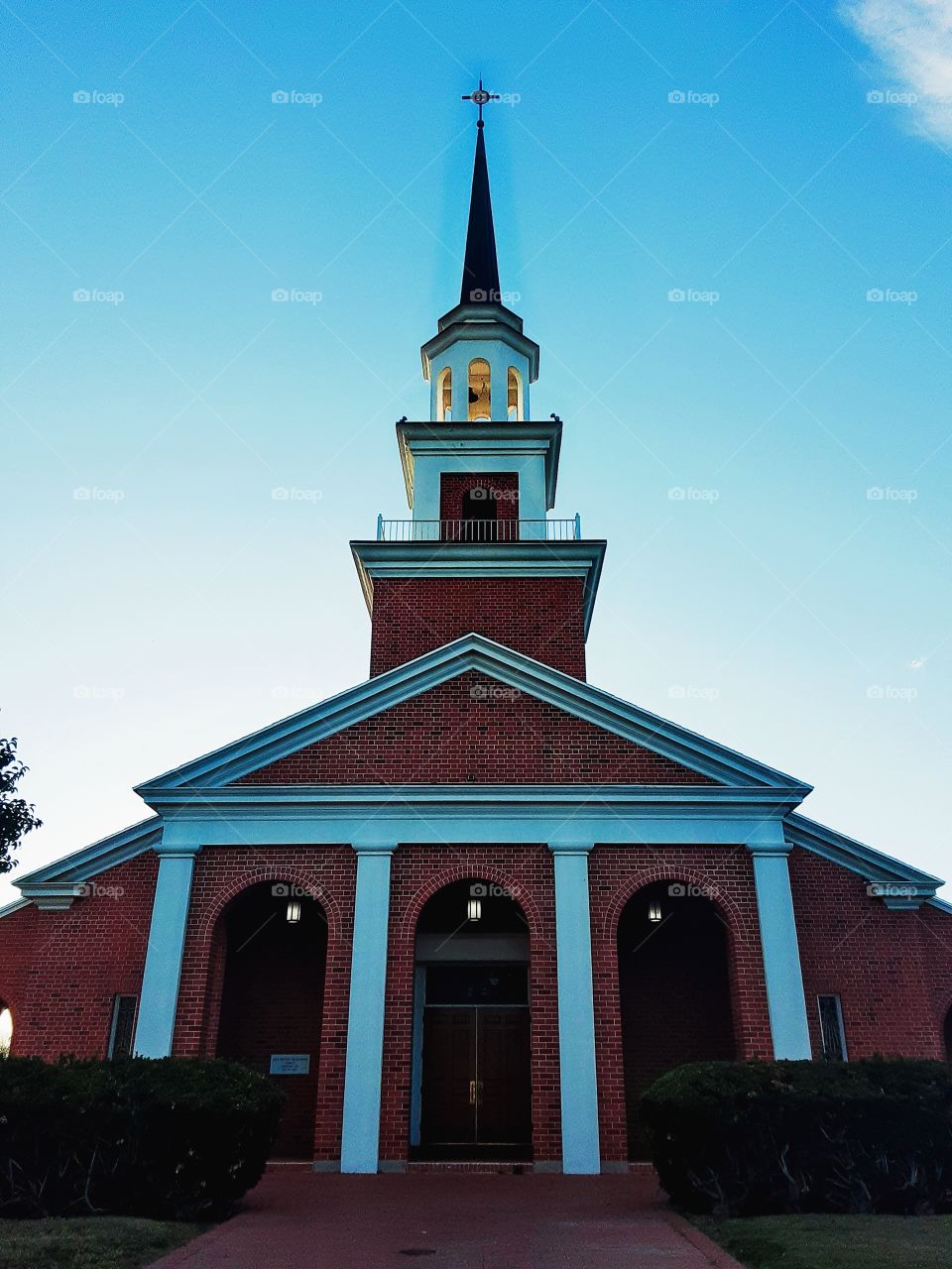 beautiful simple architecture of this church
