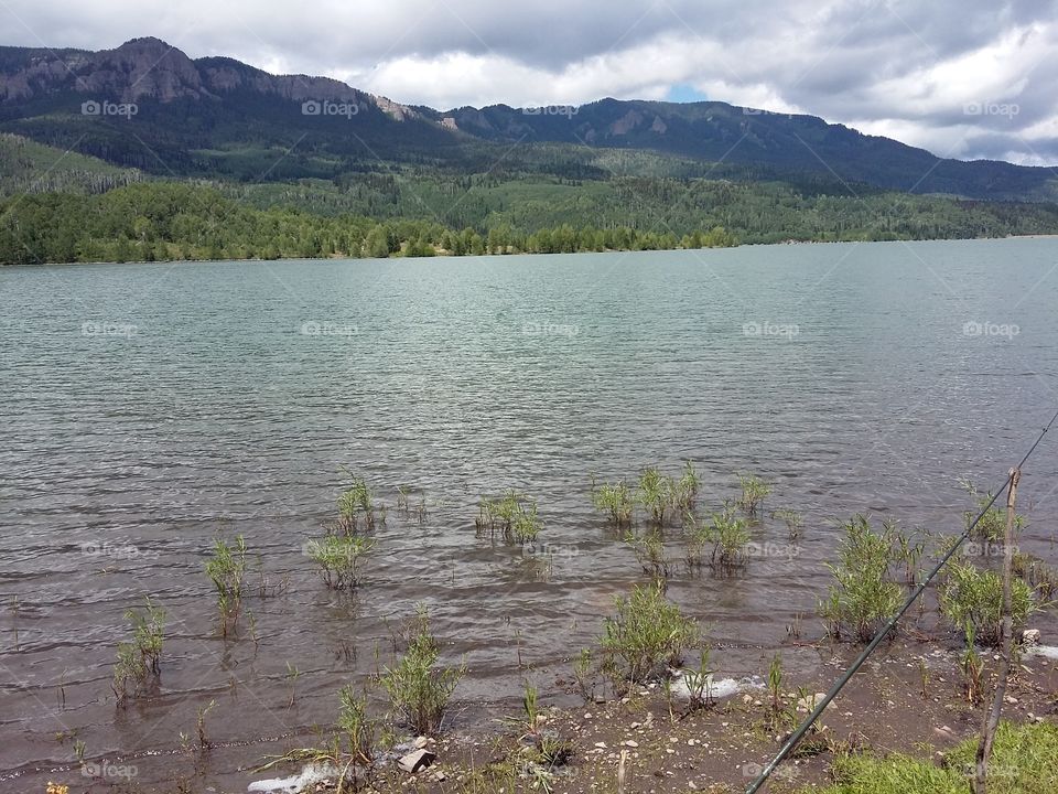 Lakeside of silver jack lake
