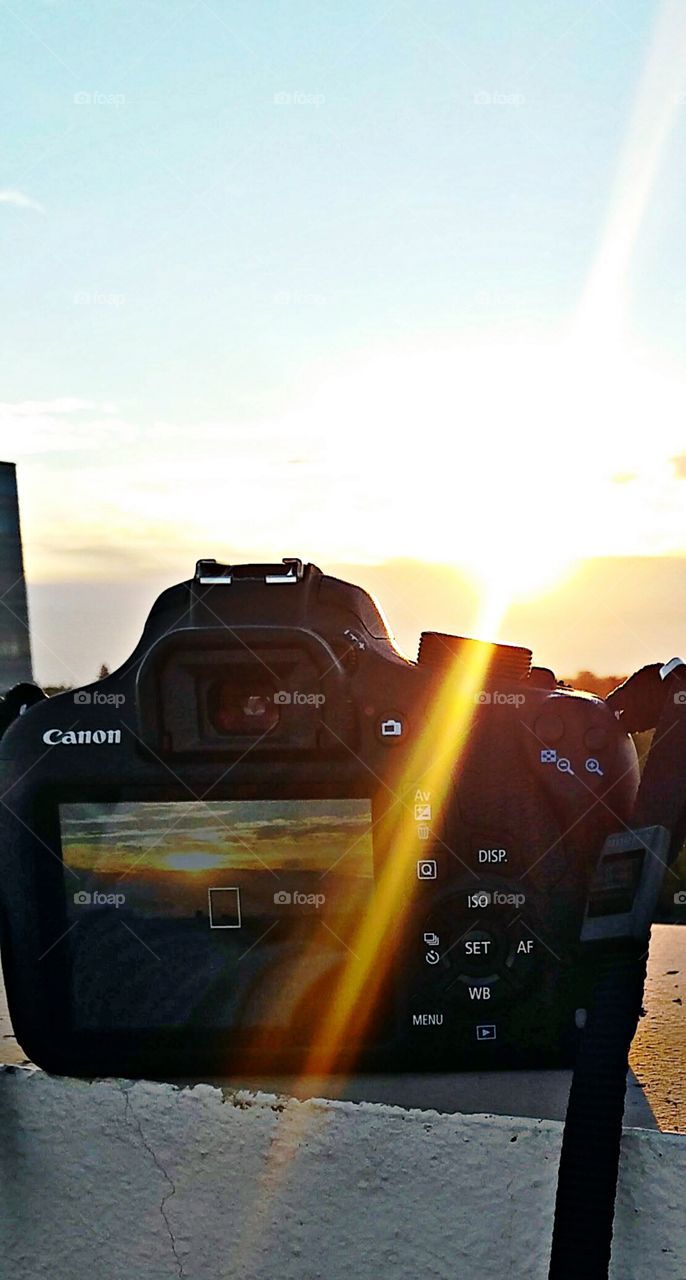 early morning Sunrise caught on camera