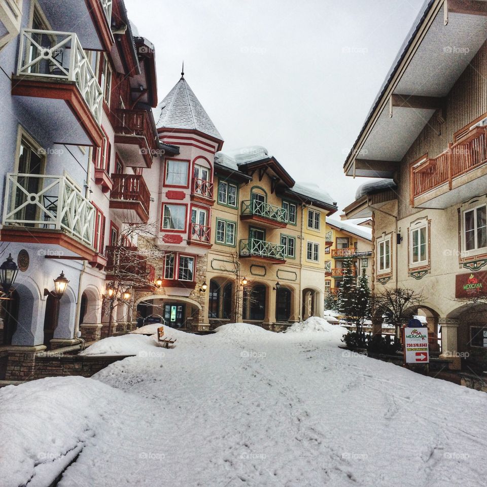 Sunpeaks ski resort! 