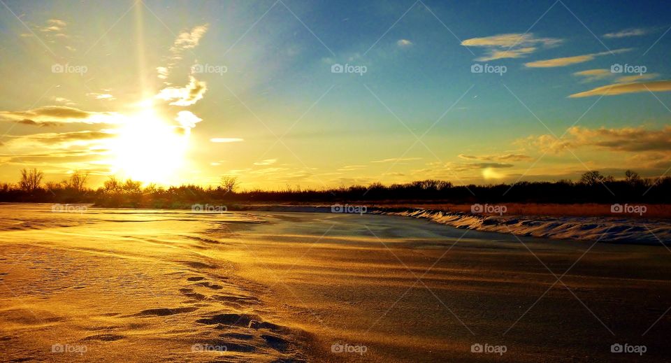 sunset Nebraska