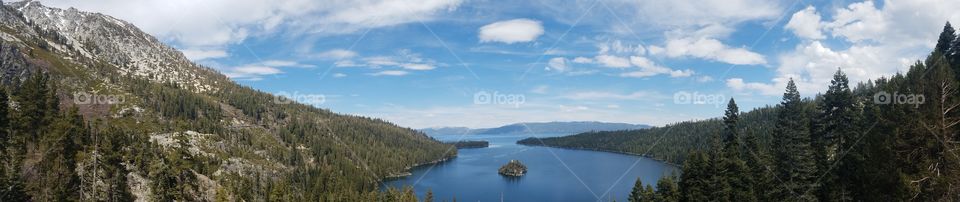 panoramic view of Emerald Bay S. Lake Tahoe!!! Beautiful!!