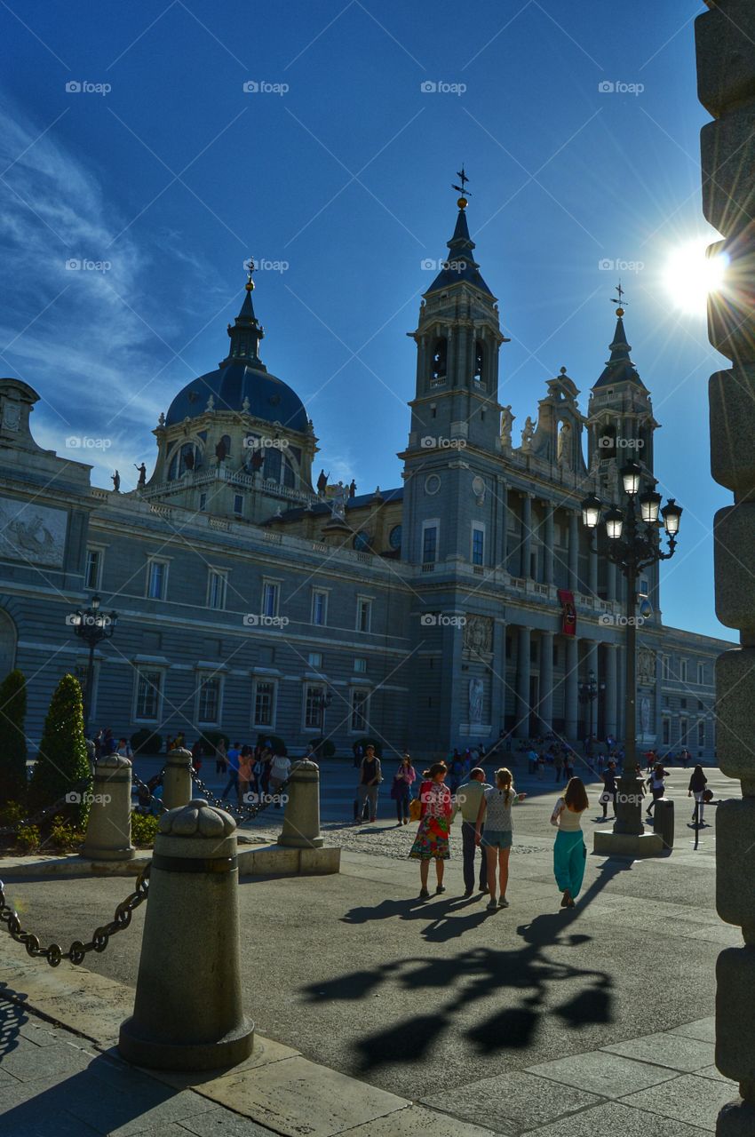 Cathedral of Saint Mary the Royal of La Almudena. Almudena cathedral, Madrid