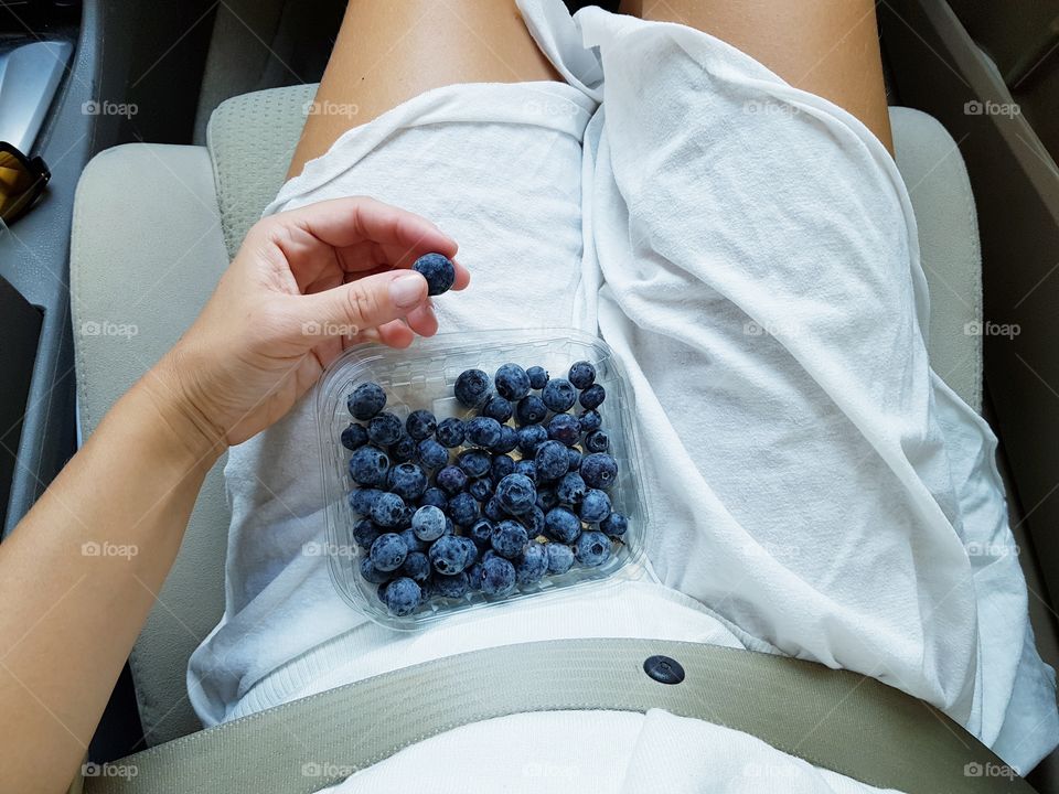 blueberries as a snack