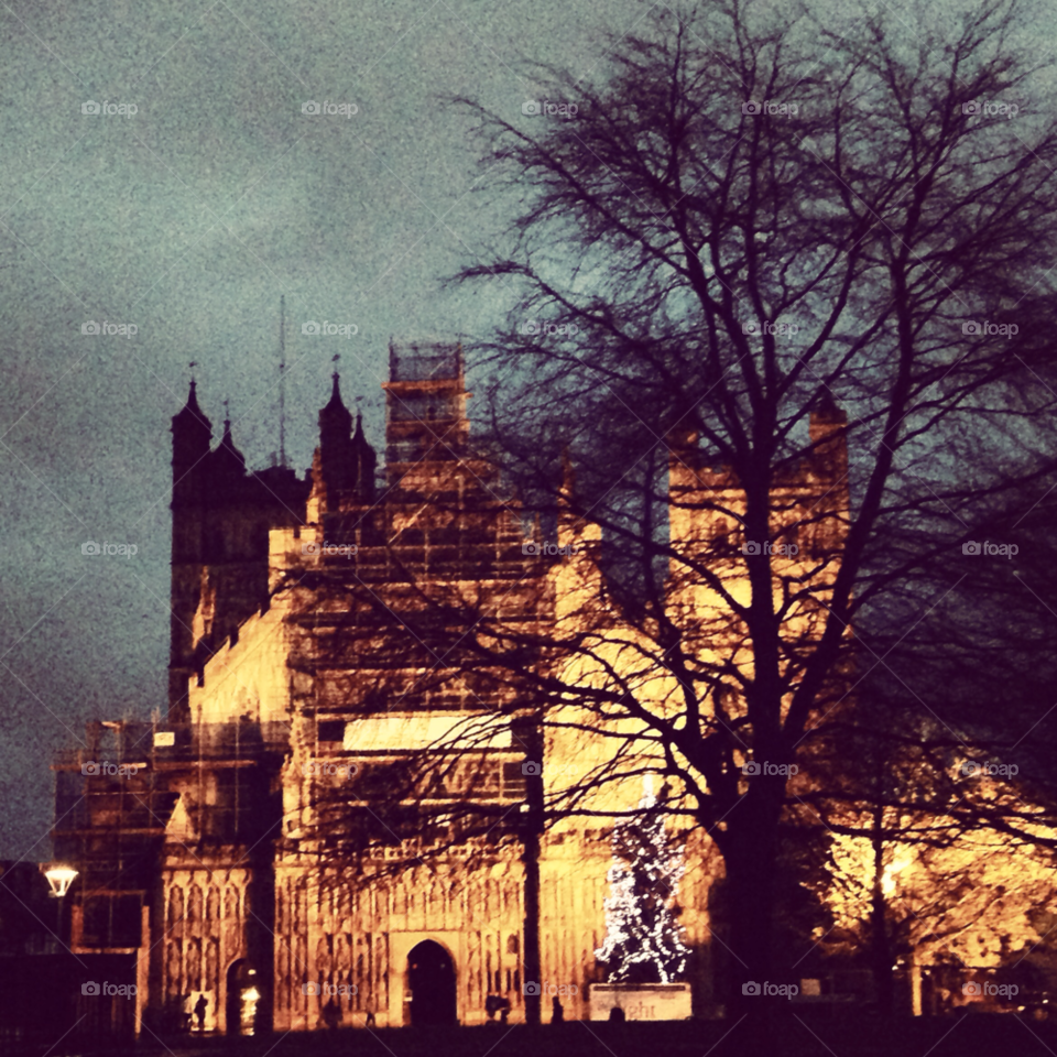 christmas cathedral peace exeter by akshay378