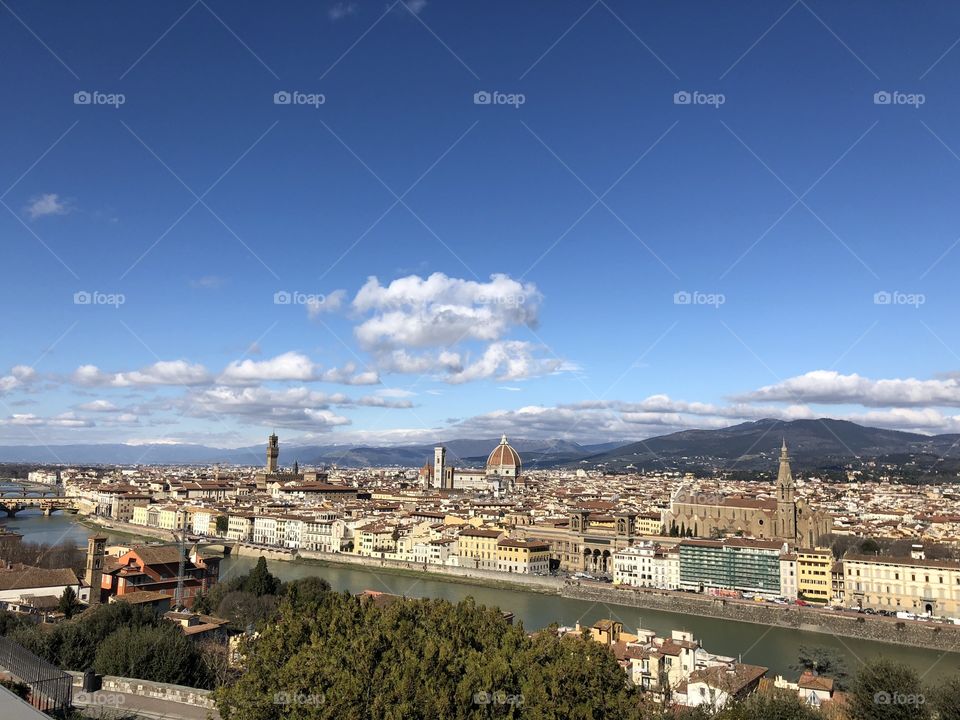 From afar, Florence
