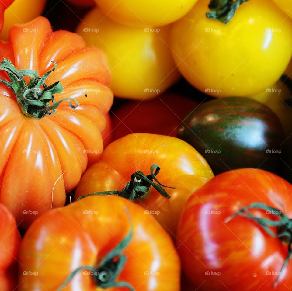 Full frame of tomato