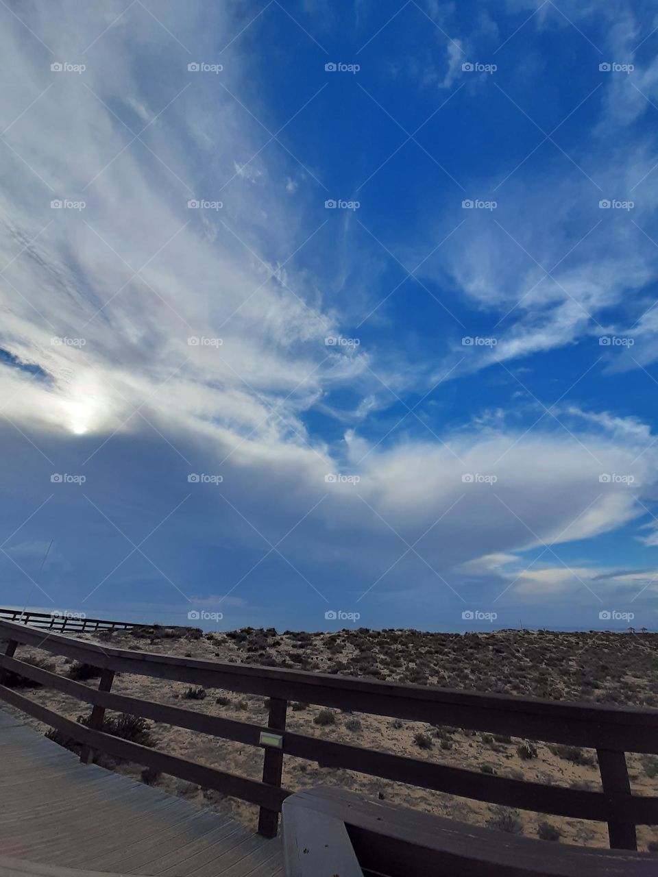 The sky at the beach