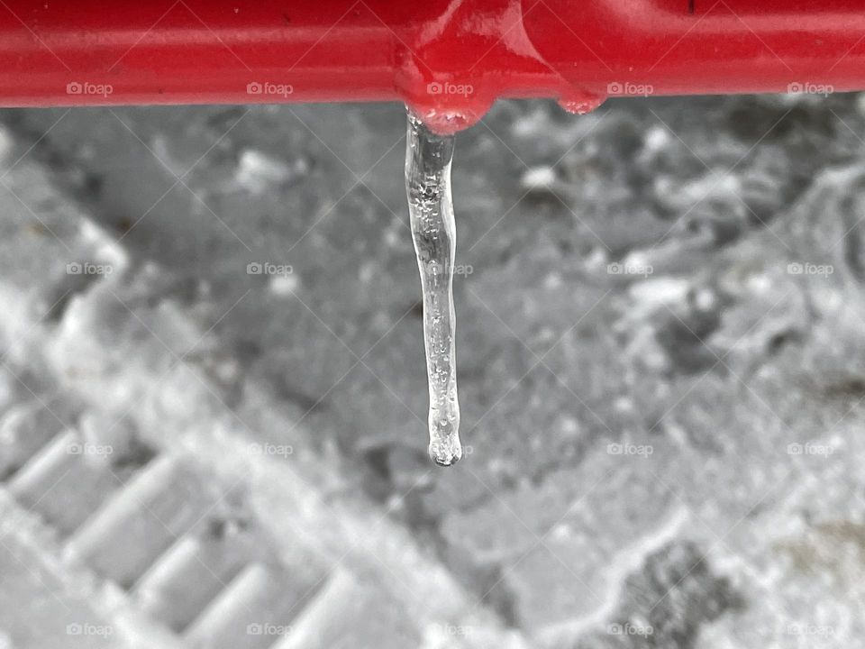 This is how our week has been in Medicine Hat, Alberta, Canada, snowing, melting, freezing and now icicles hanging off my red car and icy roads, over and over, welcome to winter in the prairies, on this cloudy but nice day