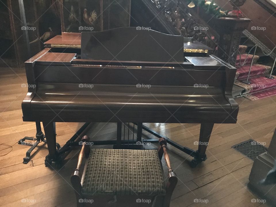 Distinctive piano fit to adorn an historical house drawing room.