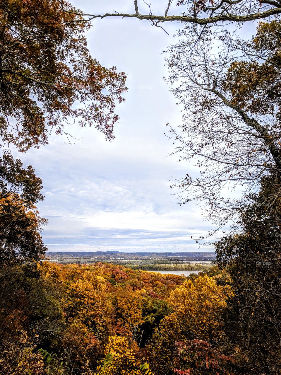 Scenic overview at Trail of Tears State Park