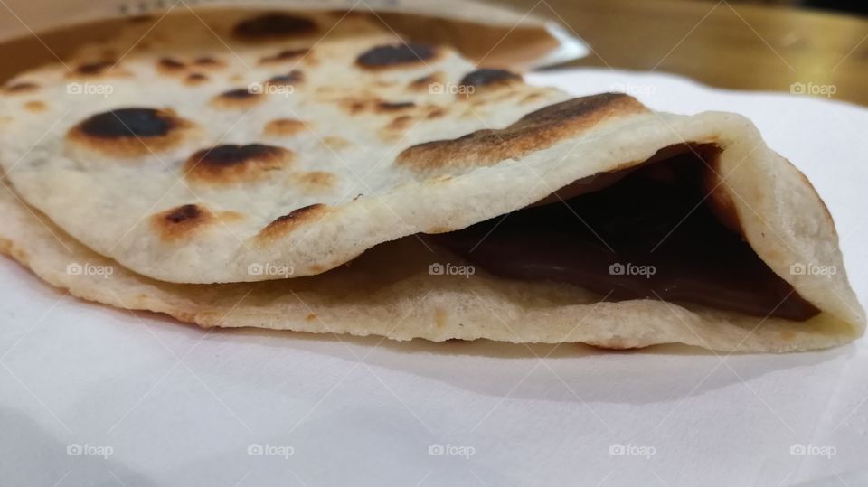 piadina with nutella
