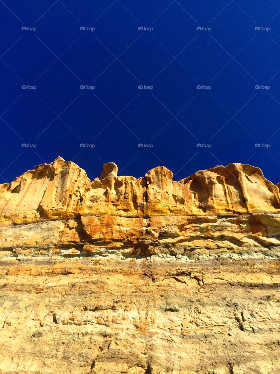 Blacks beach. Beach cliffs