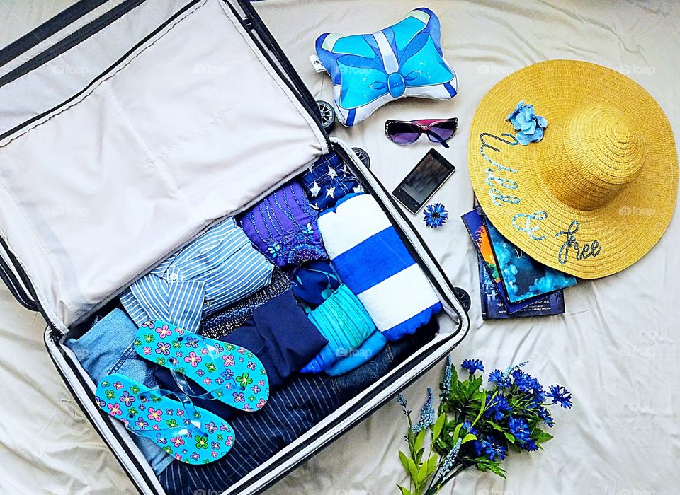 Suitcase for holiday