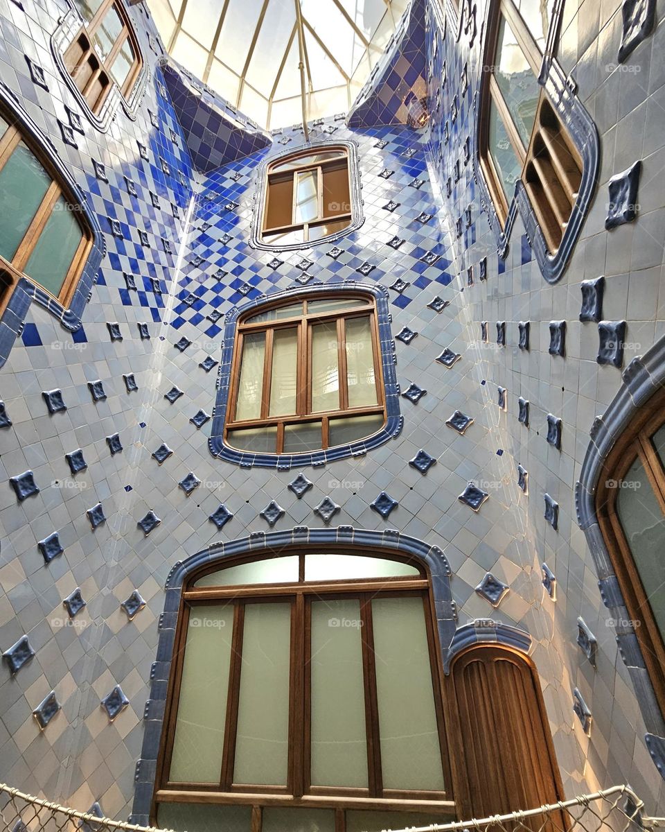 cage d'escalier casa Battlo