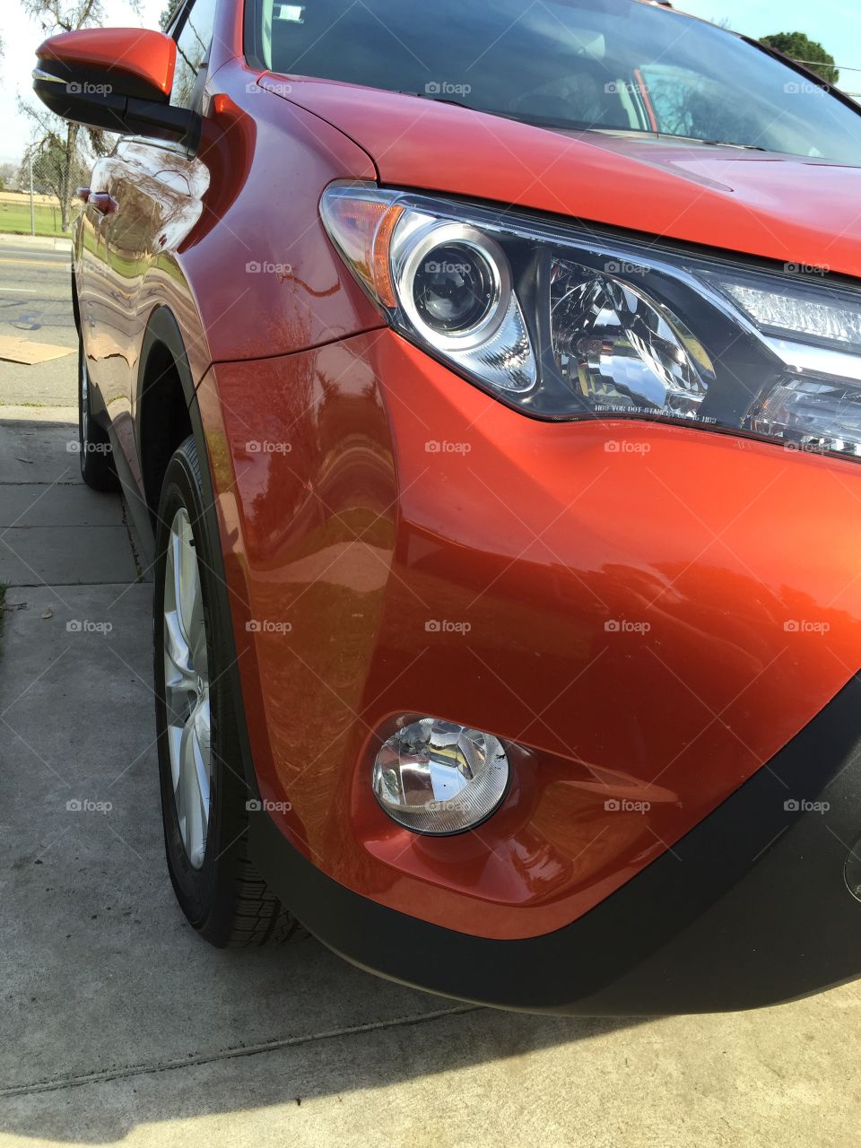 Is there something in my fog lamp? 