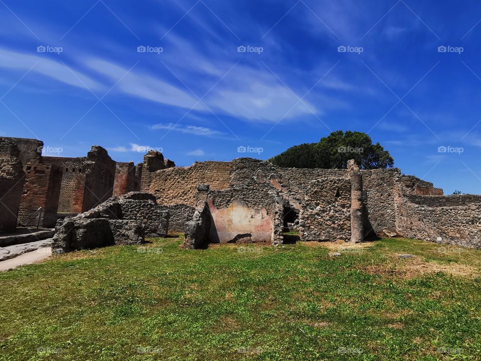 Ruins of Pompeii, Italy.
