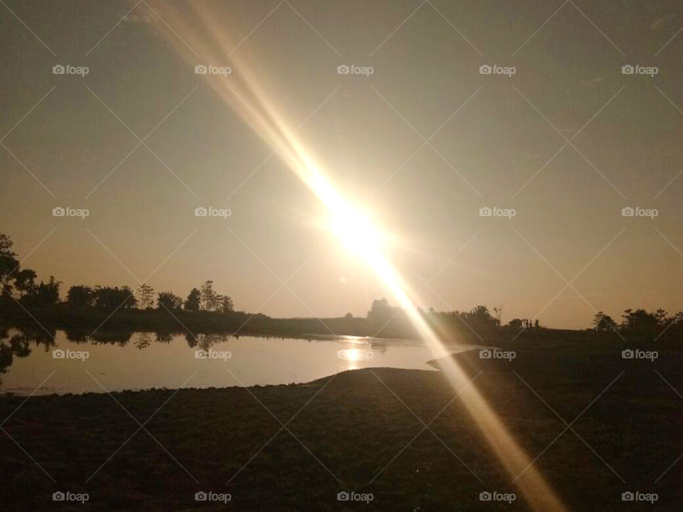 Sunset click in eveing time.