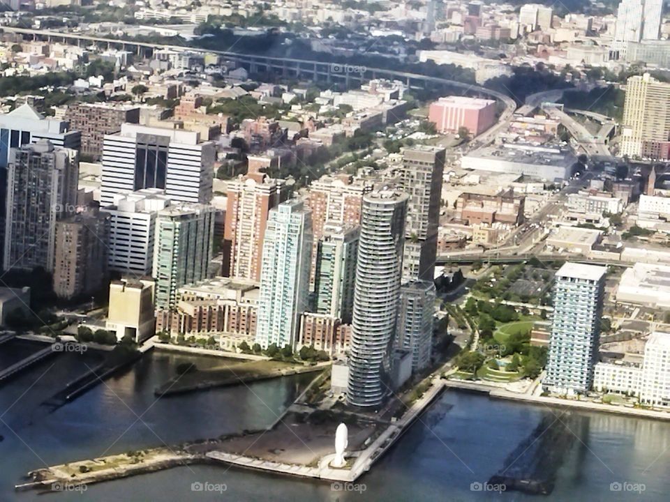 Arial View of Jersey City