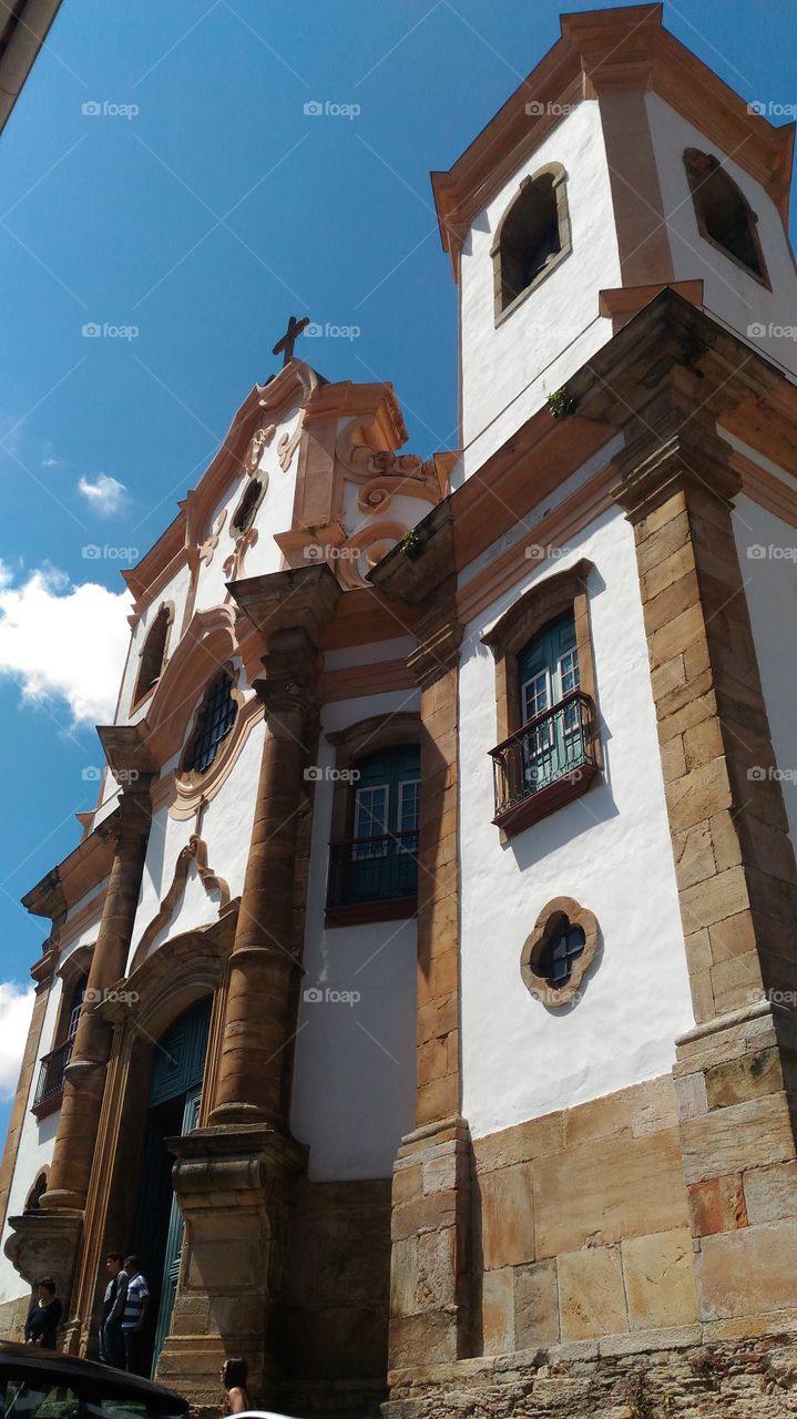 Church in Ouro Preto, MG, Brasil