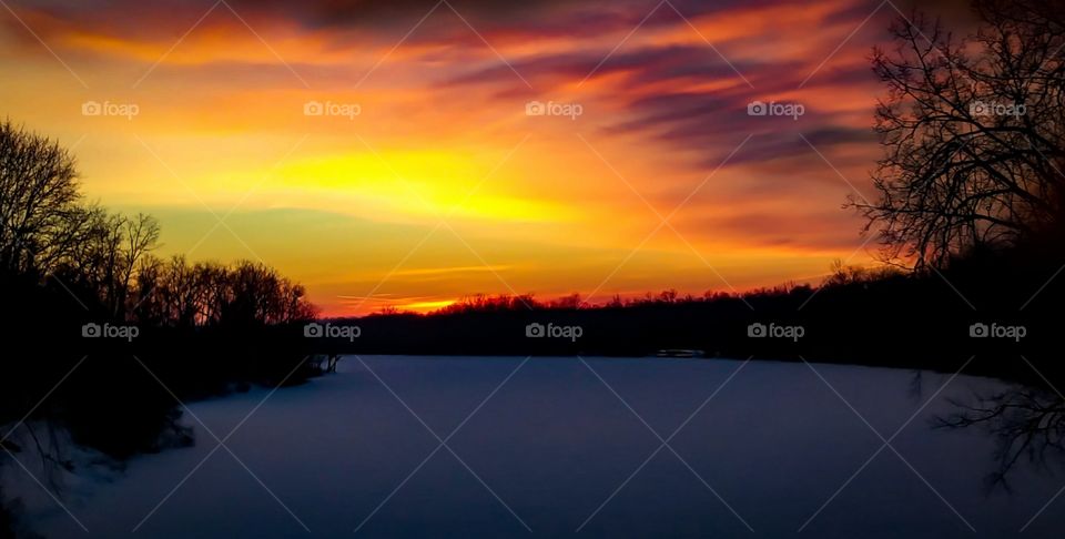 Sunset on the Erie Canal