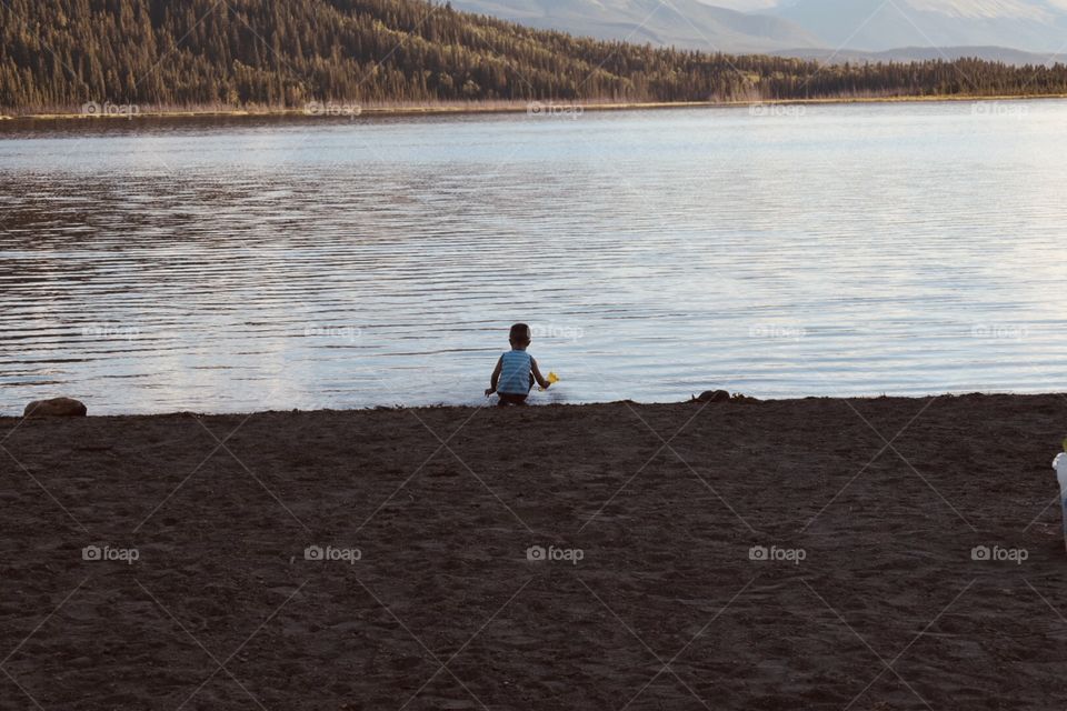 Boy at the beach 