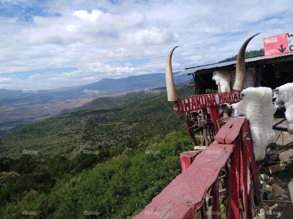 Enjoying the view of The Great Rift Valley in Kenya from the Highest Altitude nicknamed View Point by the Locals.