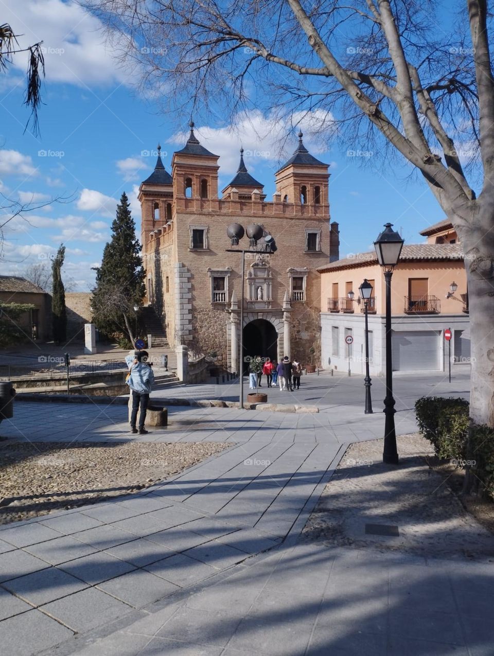 Toledo Madrid Spain Puerta del Cambron tourist place