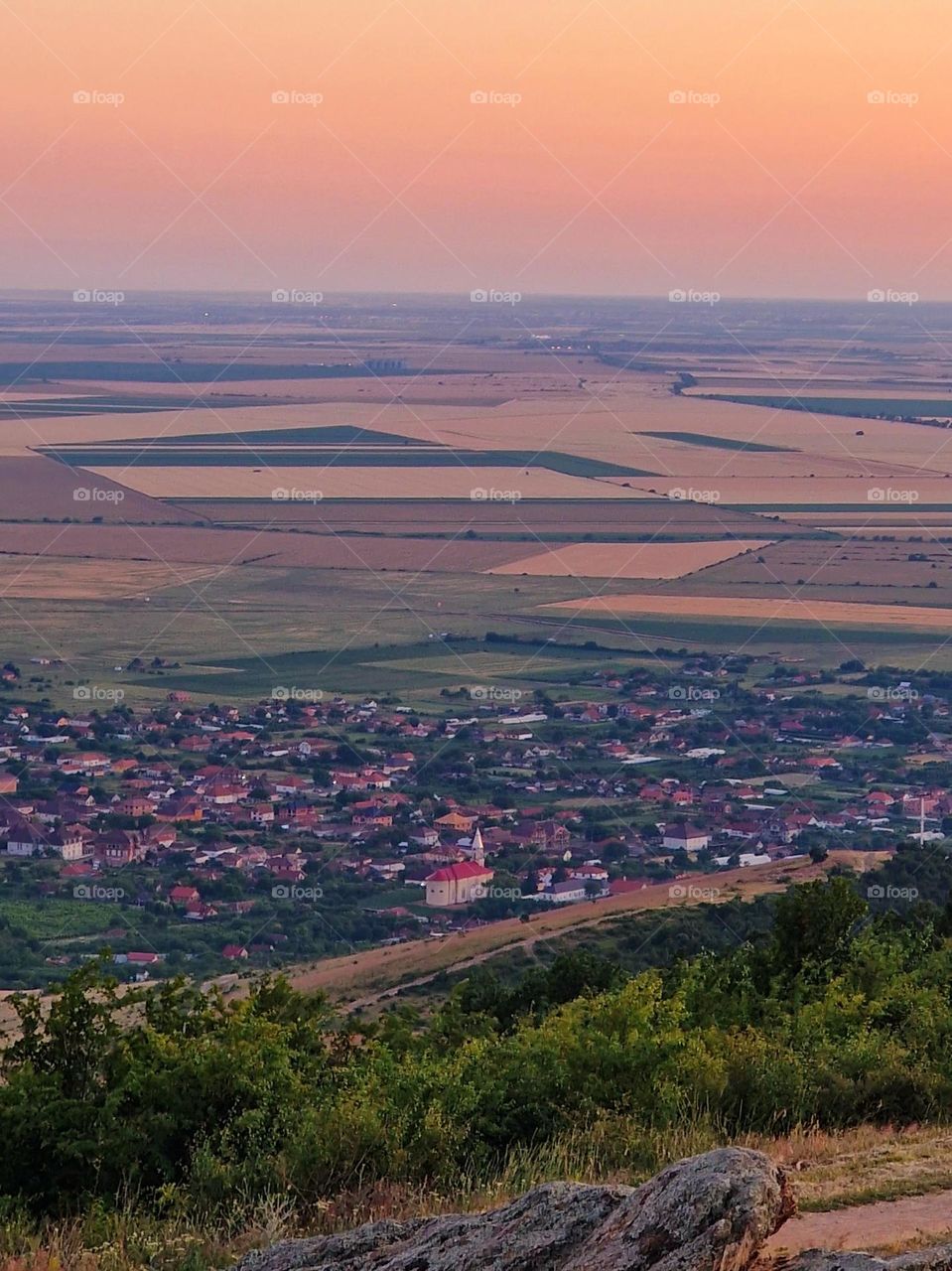 landscape above Syria