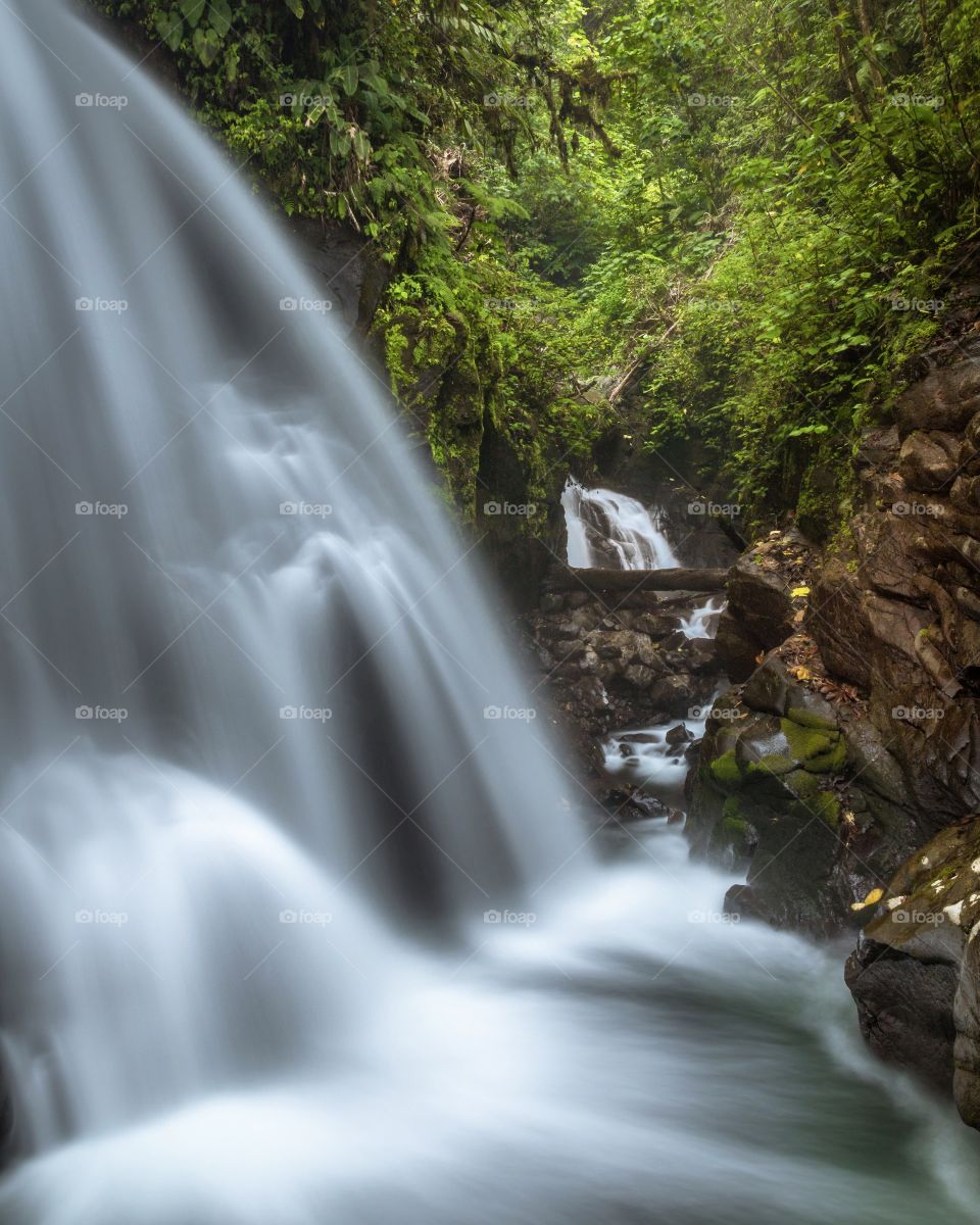 Waterfalls at the La Paz Waterfall Garden in Costa Rica