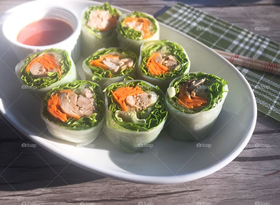 Spring rolls 