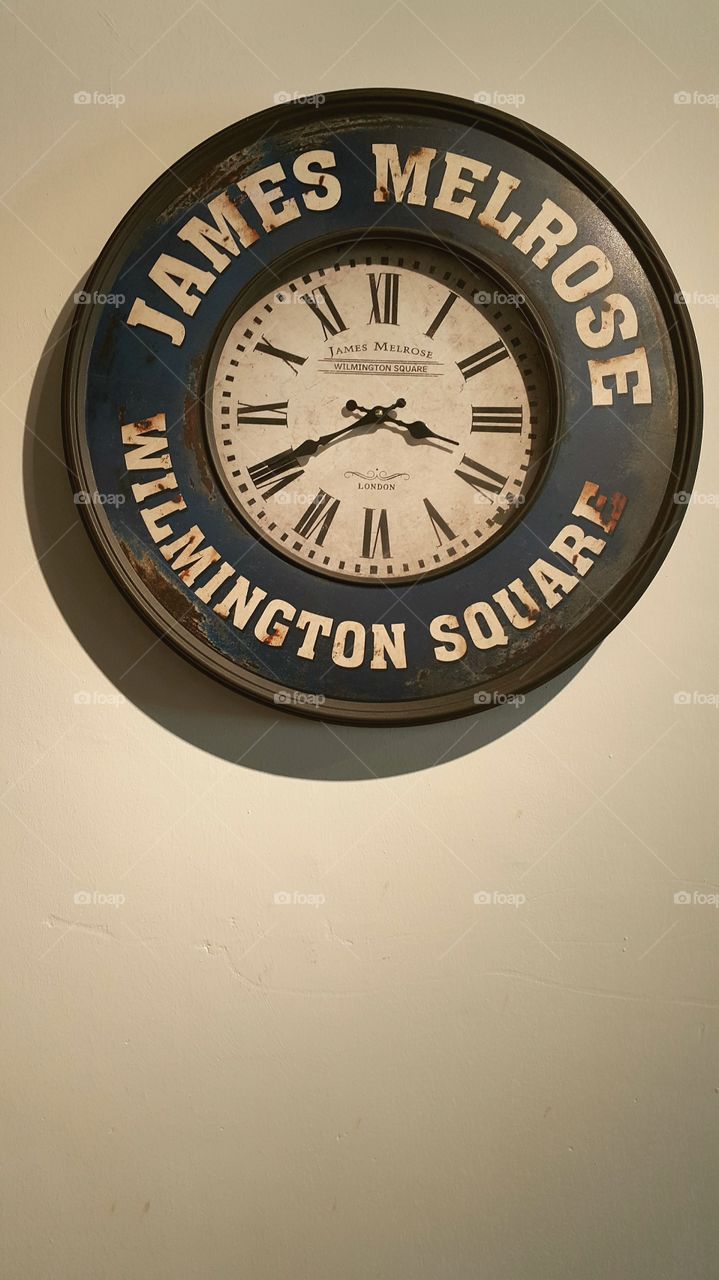 Close-up of old clock