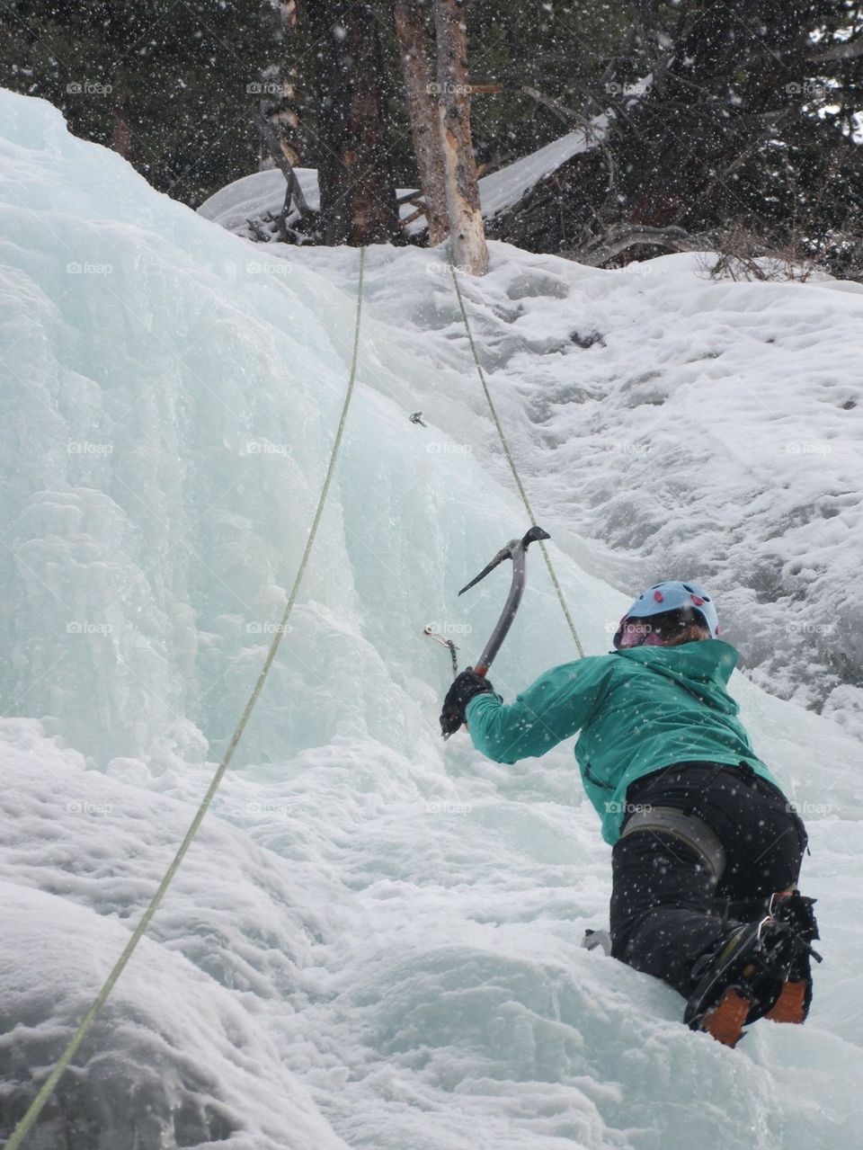 Ice climbing 