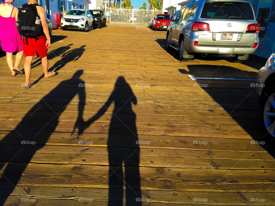 Point of View Couple's shadows