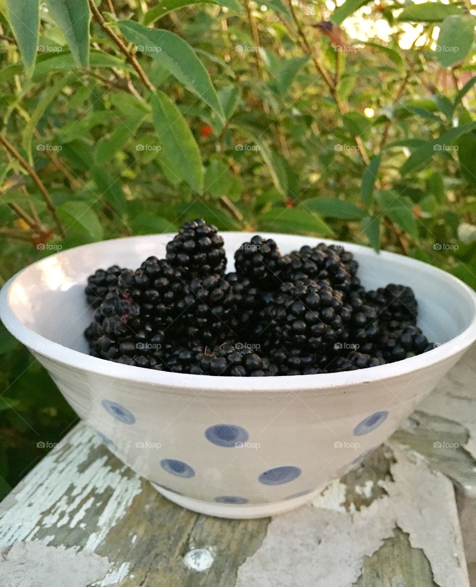 hand-knit stoneware bowl