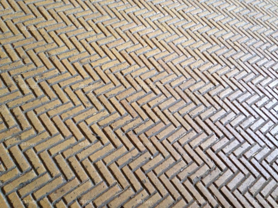 Funky texture - floor tiles from stables at Casa Loma in Toronto