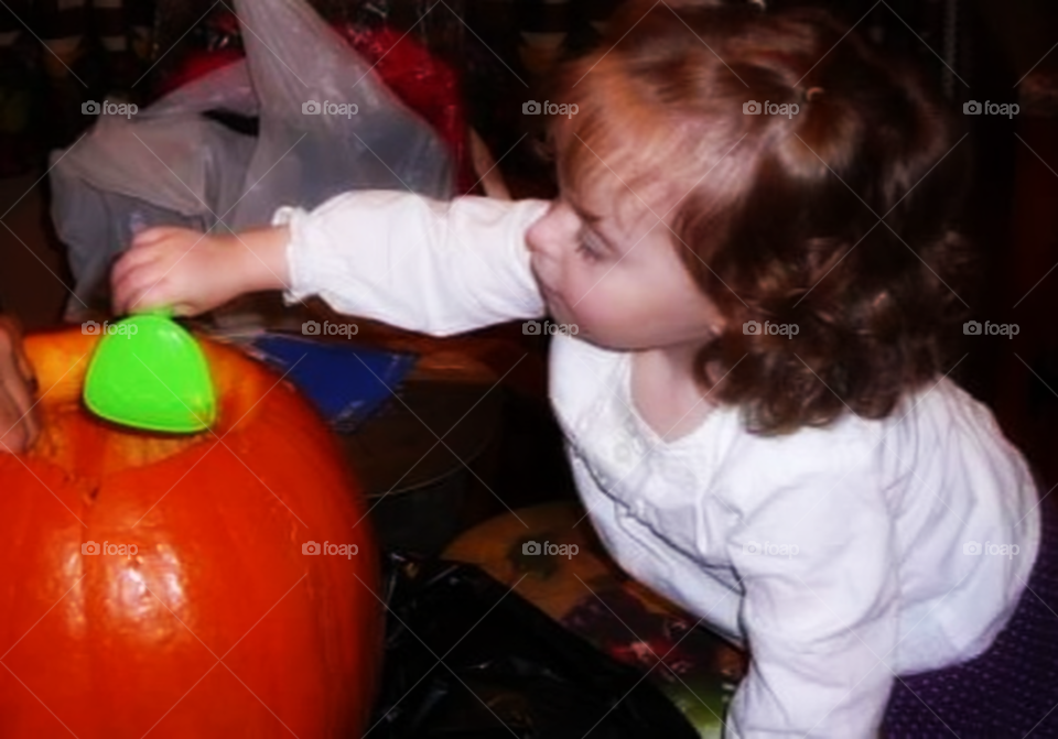 trying to dig out seeds