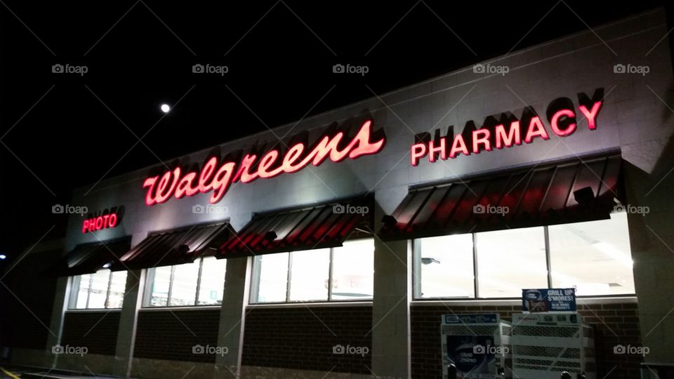 Walgreens at night