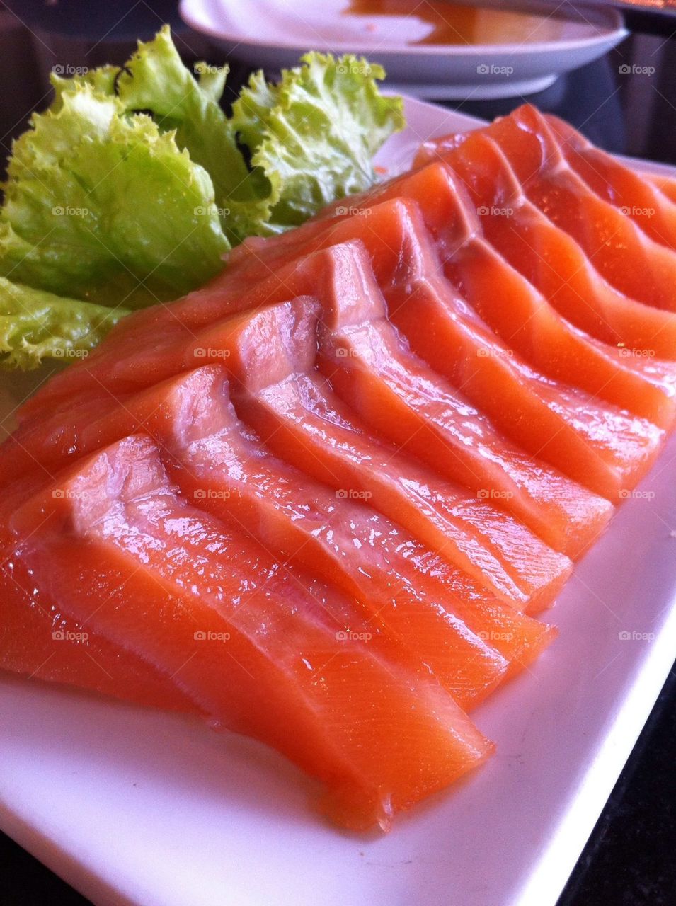 salmon sachimi