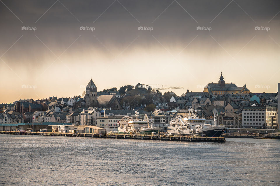 Sailing near Alesund, Norway 