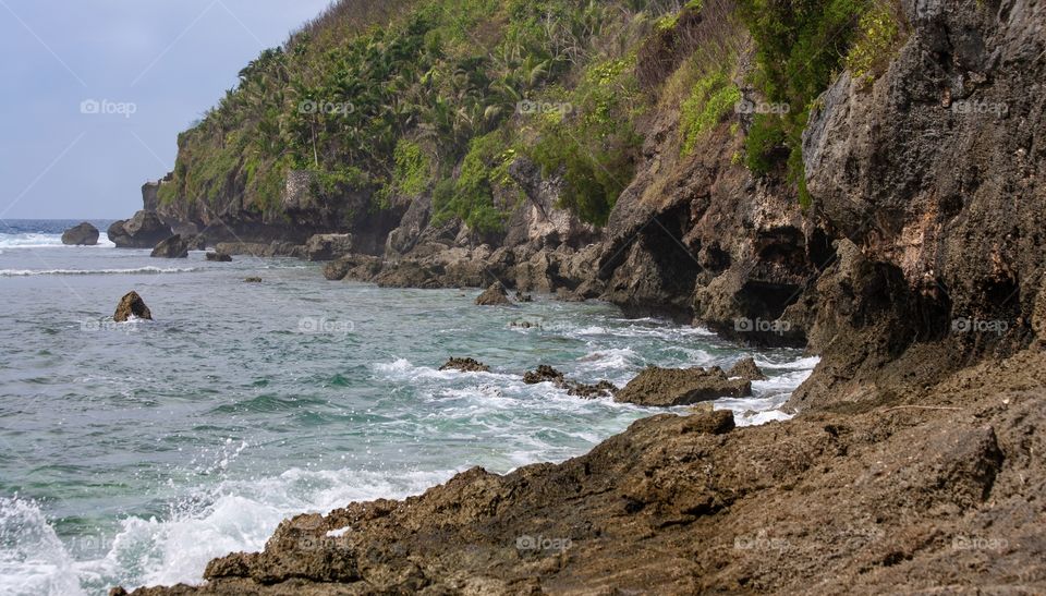 Cliffs on Hagatna Bay, Tamuning, Guam